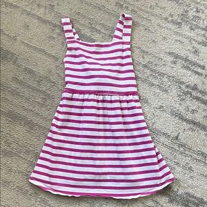 June & January Pink and White Striped Sundress